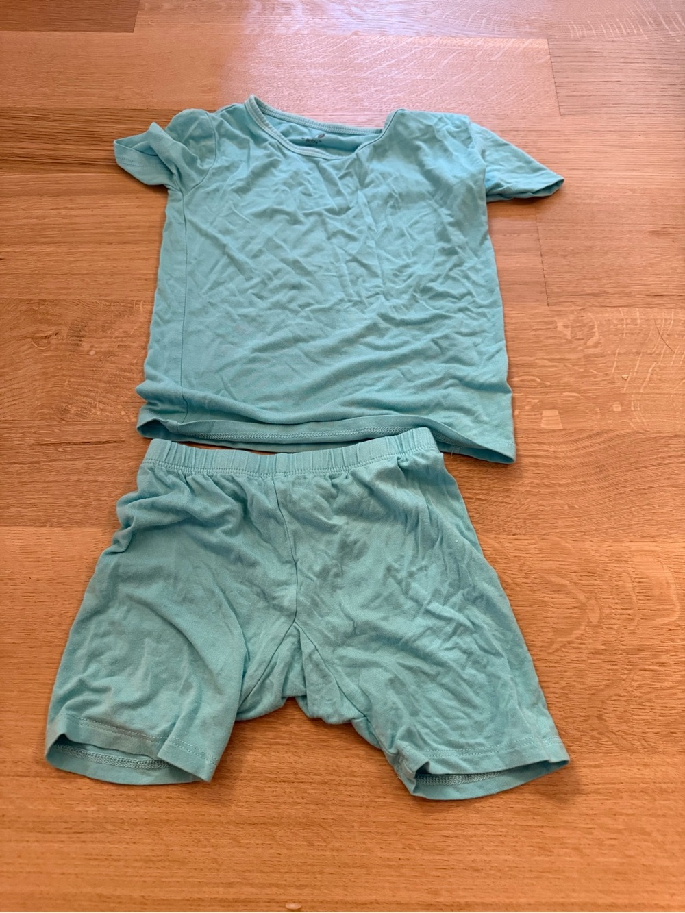 Kyte BABY Light Teal Short Sleeve Pajama Set